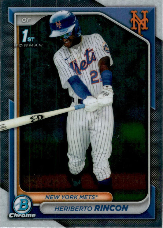2024 BOWMAN CHROME #BCP-172 Heriberto Rincon New York Mets