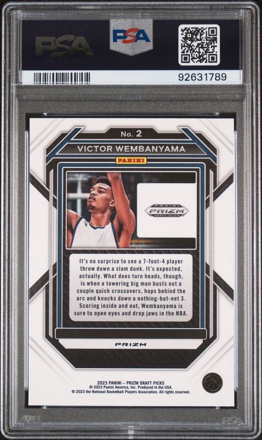 2023 Panini Prizm Draft Picks Red Ice #2 Victor Wembanyama