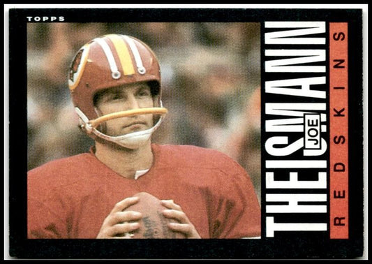 1985 Topps #190 Joe Theismann Washington Redskins