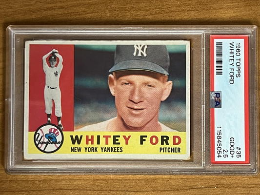 1960 Topps #35 Whitey Ford New York Yankees