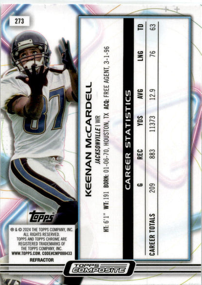 2023 Topps Composite #273 Keenan McCardell Jacksonville Jaguars
