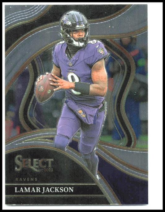 2023 Panini Select #241 Lamar Jackson Baltimore Ravens
