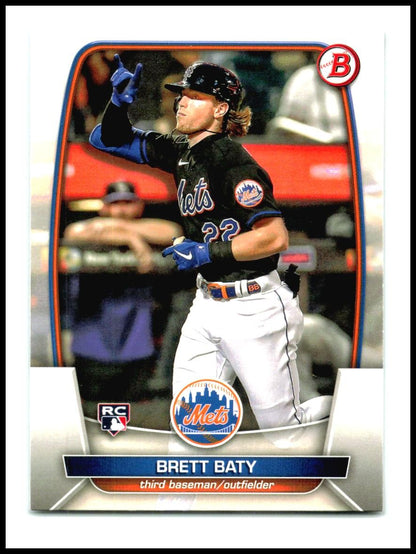 2023 Topps #80 Brett Baty New York Mets