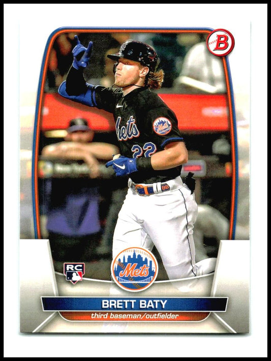 2023 Topps #80 Brett Baty New York Mets