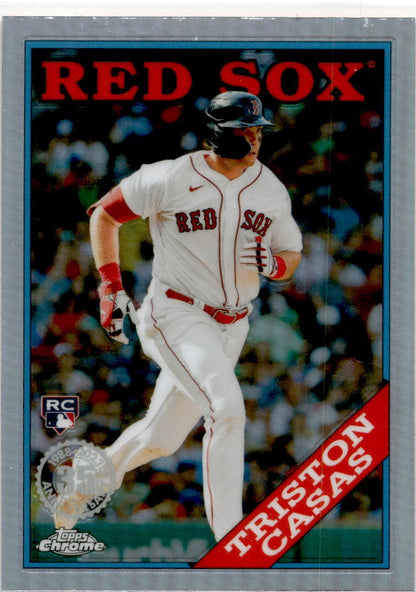 2023 Topps Chrome 988 Topps Baseball #88BC-10 Triston Casas Boston Red Sox.