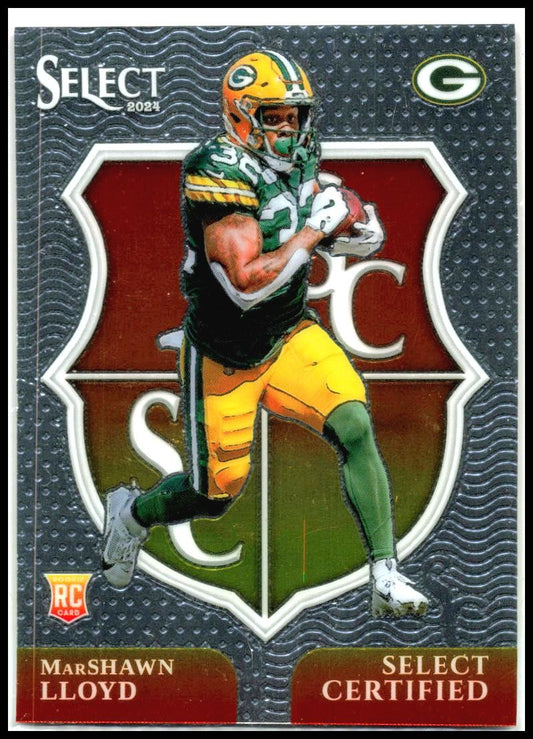 2024 Panini Select Select Certified Rookies #23 MarShawn Lloyd Green Bay Packers