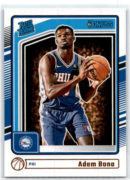 2024-25 Donruss #205 Adem Bona Rookie Philadelphia 76ers