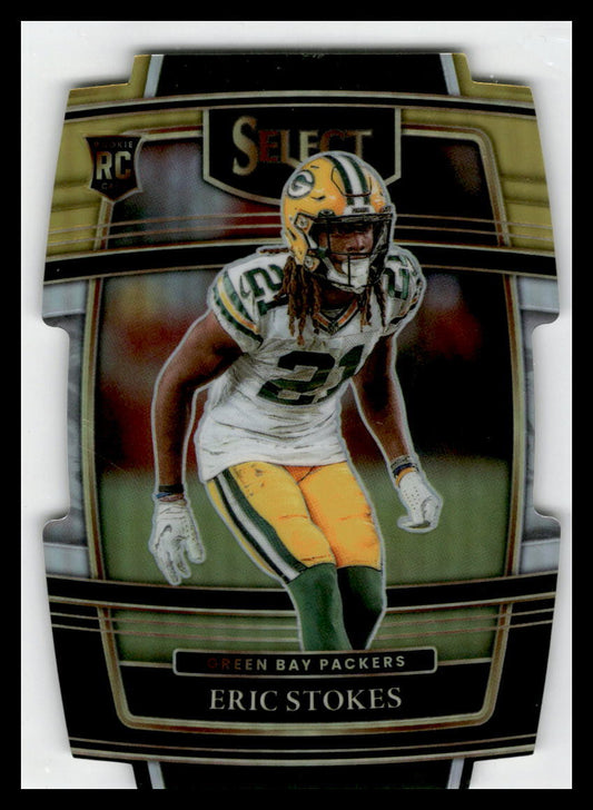 2021 Panini Select  Black & Gold Prizm Die-Cut #88 Eric Stokes Green Bay Packers