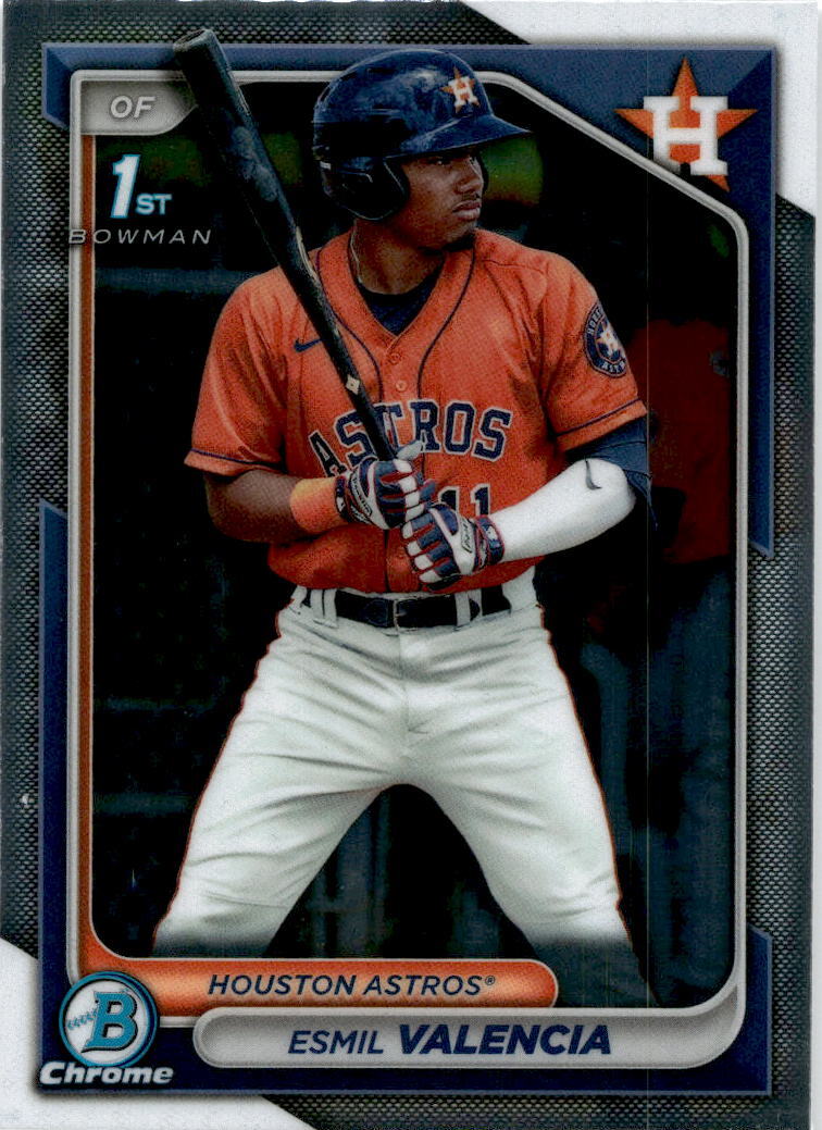 2024 Bowman Chrome #BCP-75 Esmil Valencia Houston Astros