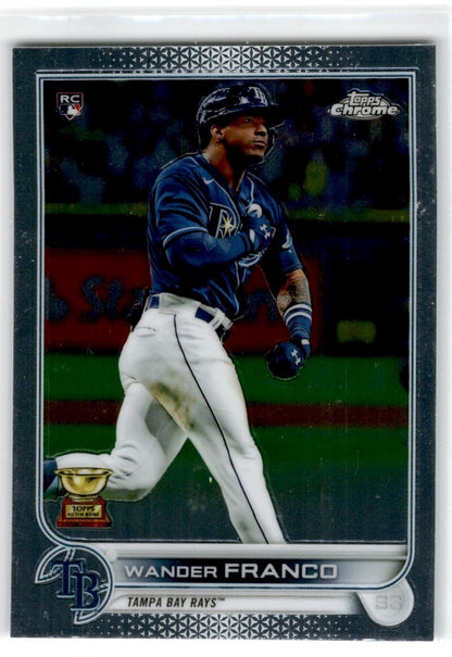 2022 Topps Chrome Wander Franco Rookie Tampa Bay Rays #35