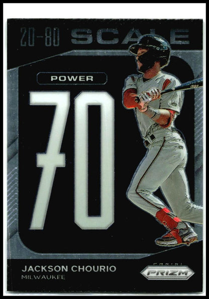 2023 Panini Prizm #SC6 Jackson Chourio Milwaukee Brewers