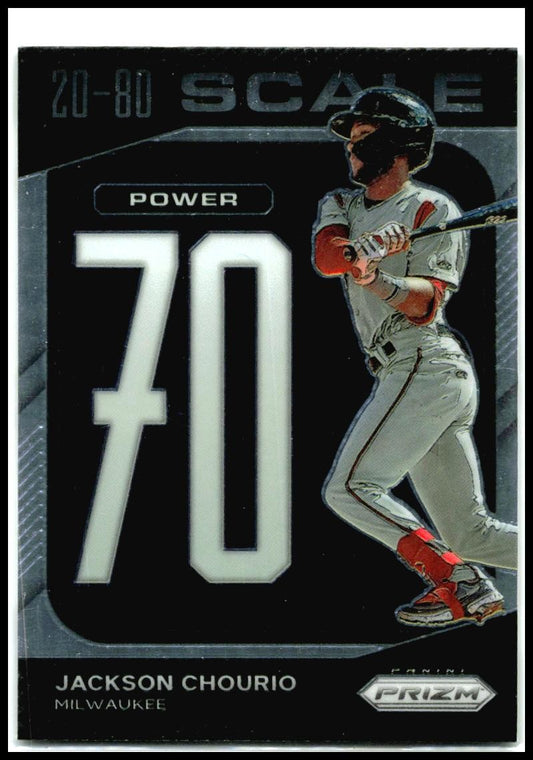 2023 Panini Prizm #SC6 Jackson Chourio Milwaukee Brewers