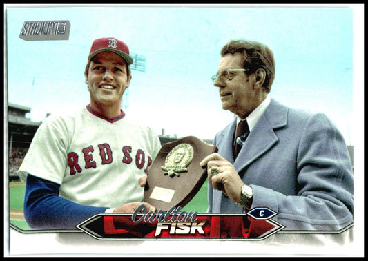 2024 Stadium Club #22 Carlton Fisk Boston Red Sox