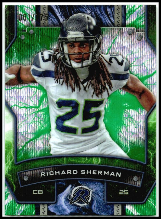 2024 Topps Resurgence Green Surge #94 Richard Sherman #/175 Seattle Seahawks