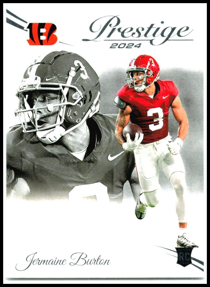 2024 Panini Prestige #348 Jermaine Burton Rookie Cincinnati Bengals