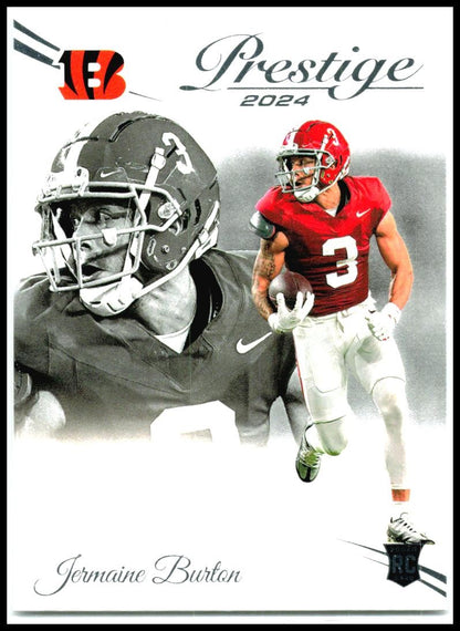 2024 Panini Prestige #348 Jermaine Burton Rookie Cincinnati Bengals