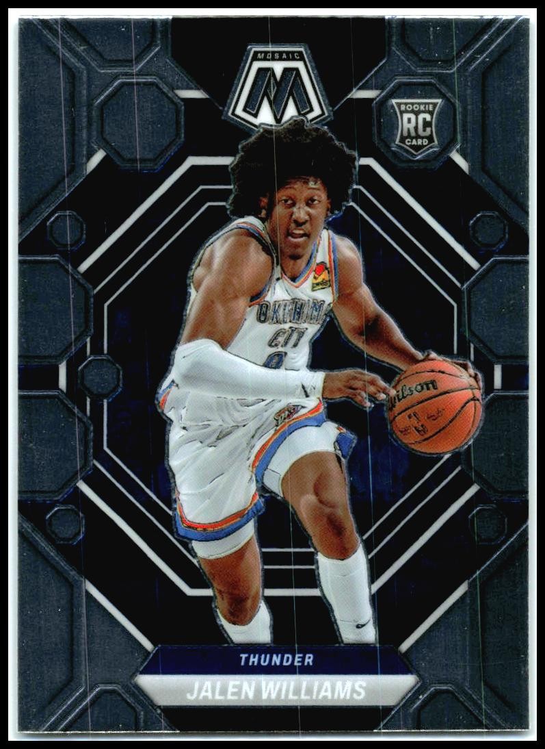 2022-23 Panini Mosaic #217 Jalen Williams Rookie Oklahoma City Thunder