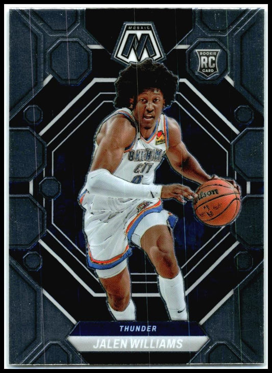 2022-23 Panini Mosaic #217 Jalen Williams Rookie Oklahoma City Thunder