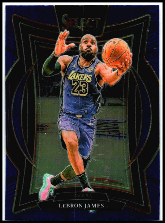 2024-25 Panini Select Blue #54 LeBron James Los Angeles Lakers