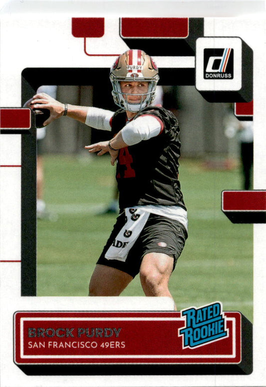 2022 Donruss #374 Brock Purdy San Francisco 49ers