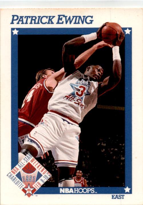 1991-92 Hoops #251 Patrick Ewing New York Knicks
