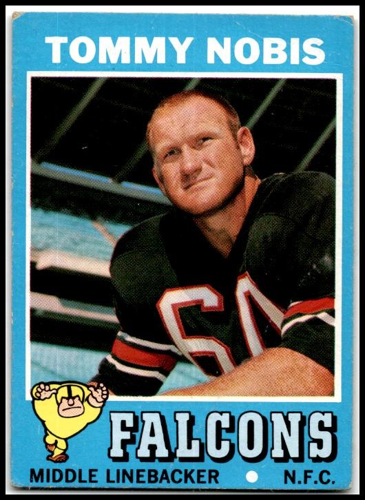 1971 Topps #60 Tommy Nobis Atlanta Falcons