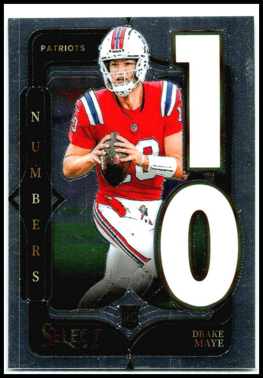 2024 Select Numbers 10 #20 Drake Maye Rookie Patriots
