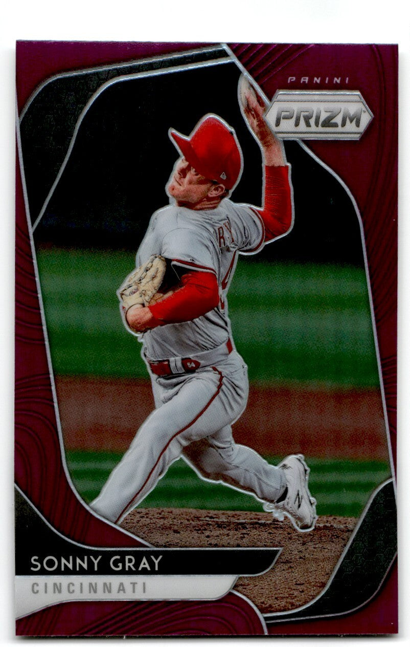 2020 Panini Prizm Purple Sonny Gray Cincinnati Reds #136