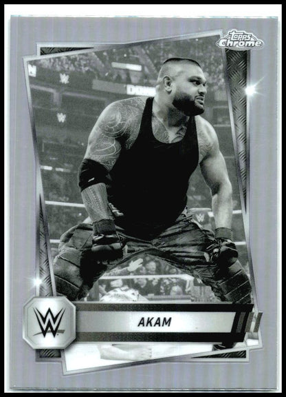 2025 Topps Chrome WWE Sepia Refractor #31 Akam