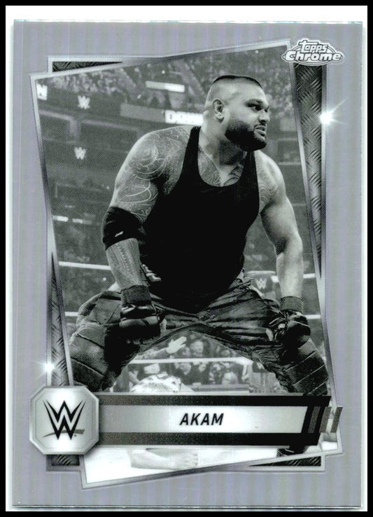 2025 Topps Chrome WWE Sepia Refractor #31 Akam
