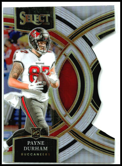 2023 Panini Select Silver Prizms Die Cuts #155 Payne Durham Tampa Bay Buccaneers