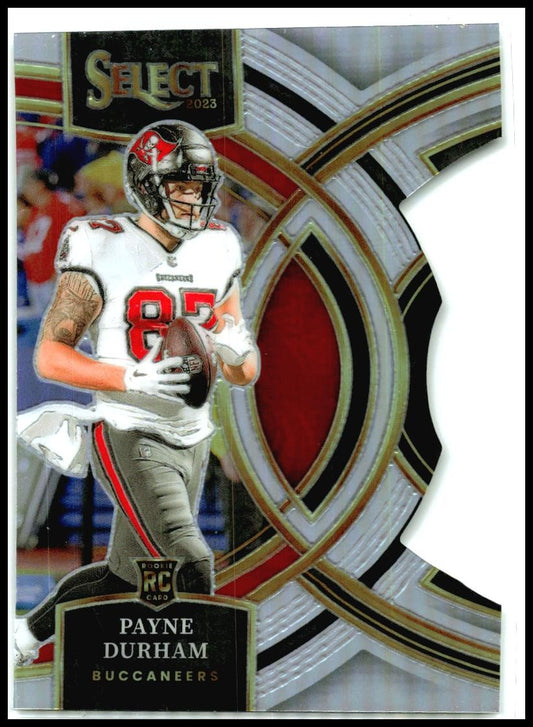 2023 Panini Select Silver Prizms Die Cuts #155 Payne Durham Tampa Bay Buccaneers
