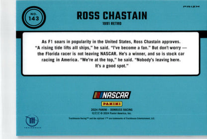 2024 Donruss Optic Racing Blue Velocity #143 Ross Chastain