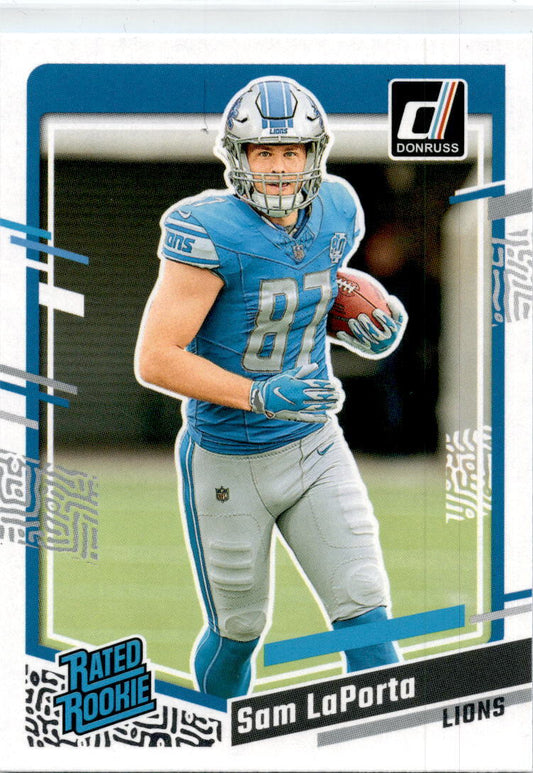2023 Donruss #332 Sam LaPorta Rookie Detroit Lions