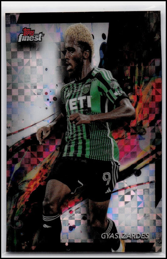 2024 Finest MLS #85 Gyasi Zardes Checkerboard Refractor