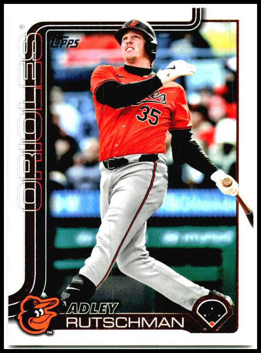 2025 Topps Baltimore Orioles #BAL-15 Adley Rutschman Baltimore Orioles