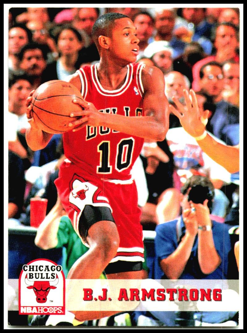 1993-94 Hoops #25 B.J. Armstrong Chicago Bulls