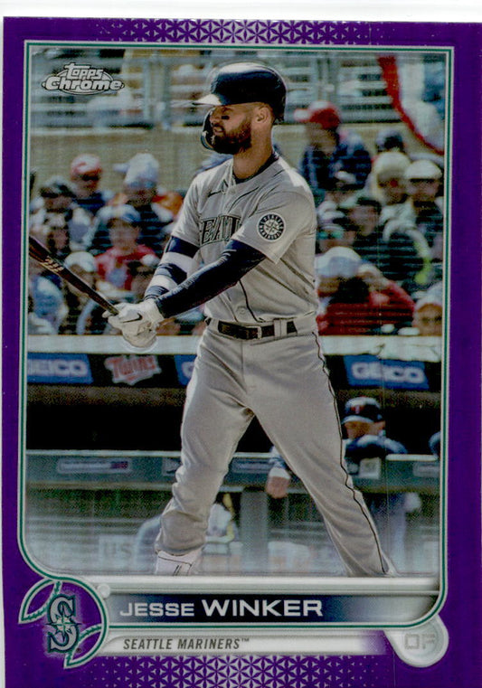 2022 Topps Update Purple #US3 Jesse Winker Seattle Mariners