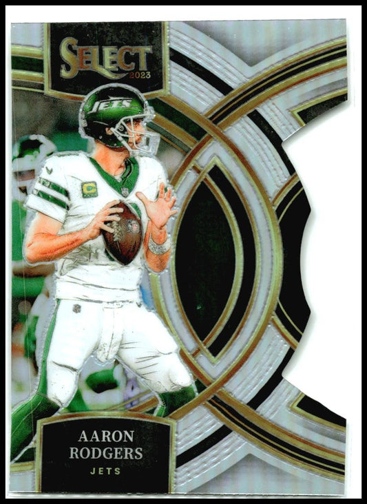2023 Panini Select Silver Prizms Die Cuts #121 Aaron Rodgers New York Jets