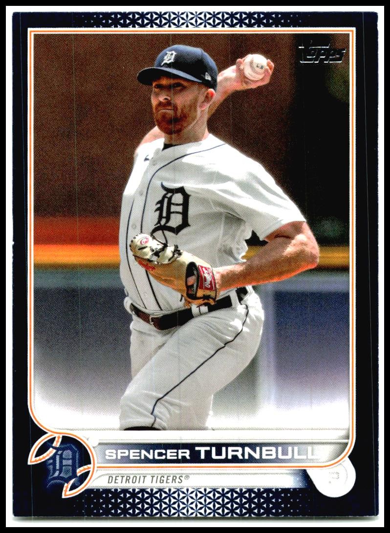 2022 Topps Royal Blue #228 Spencer Turnbull Detroit Tigers