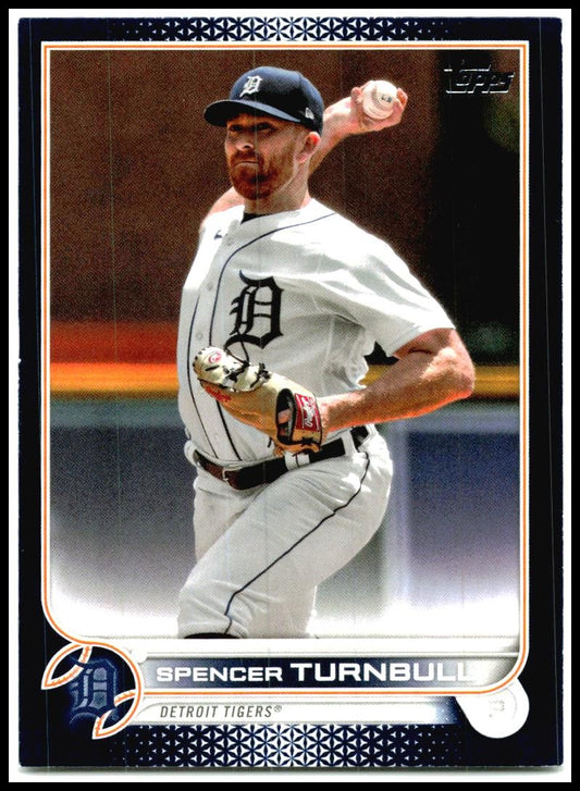 2022 Topps Royal Blue #228 Spencer Turnbull Detroit Tigers