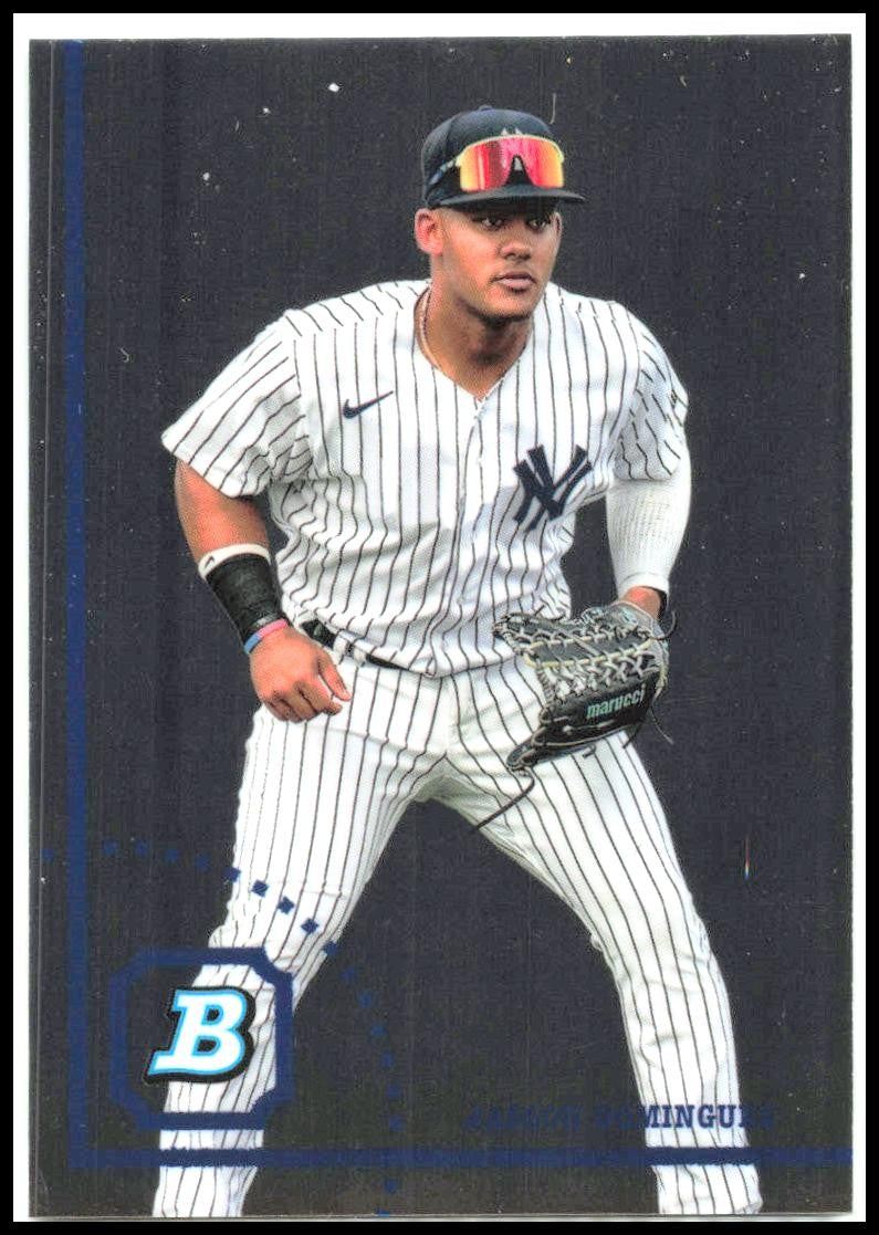 2022 Bowman Heritage Chrome Prospects #BHPC-2 Jasson Dominguez New York Yankees