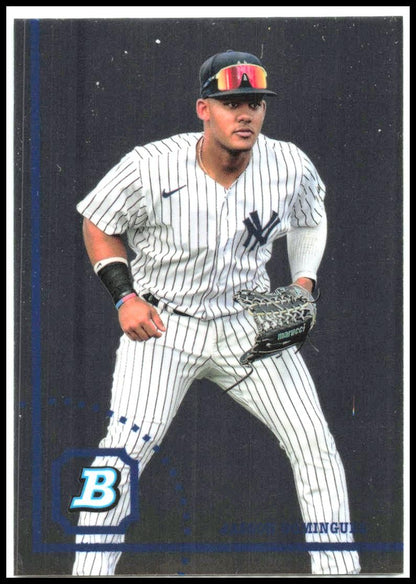 2022 Bowman Heritage Chrome Prospects #BHPC-2 Jasson Dominguez New York Yankees