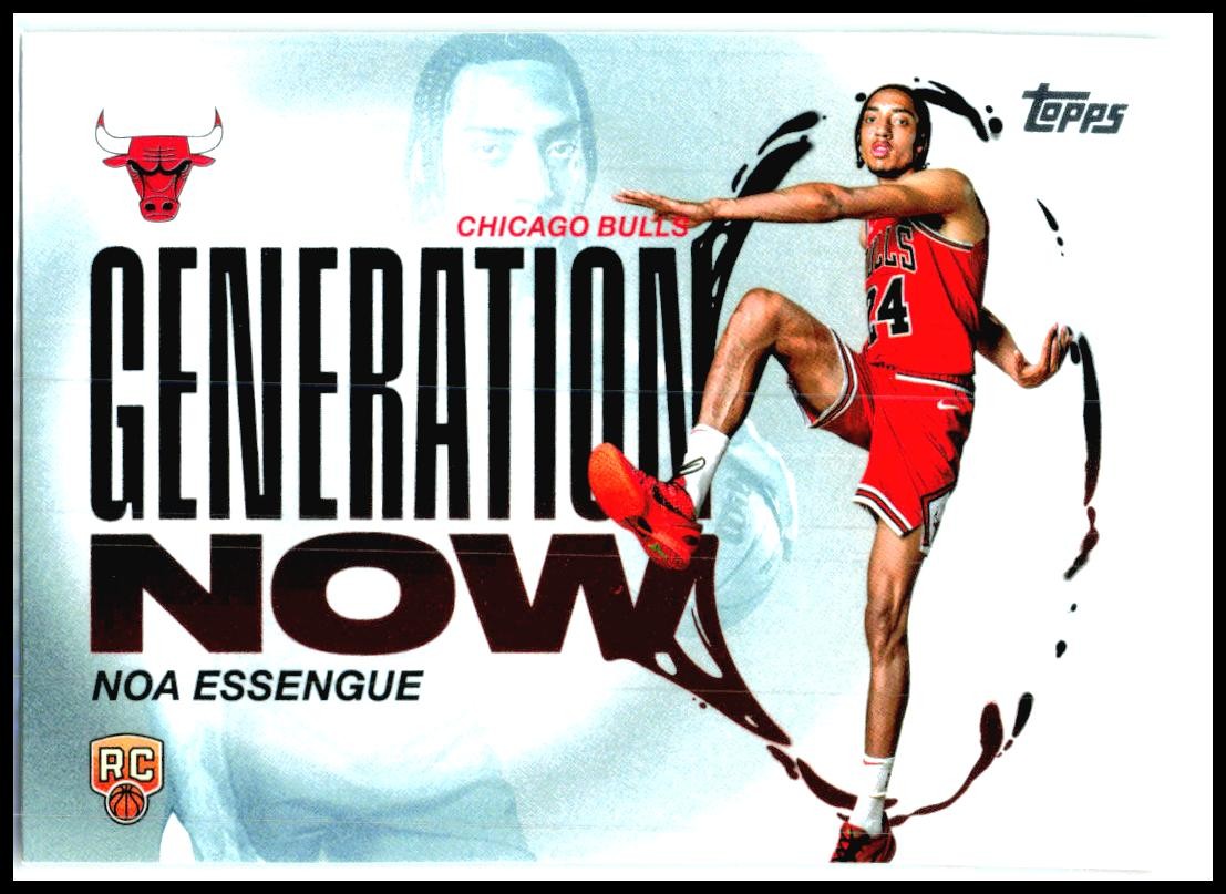 2025-26 Topps Generation Now #GN-12 Noa Essengue Chicago Bulls