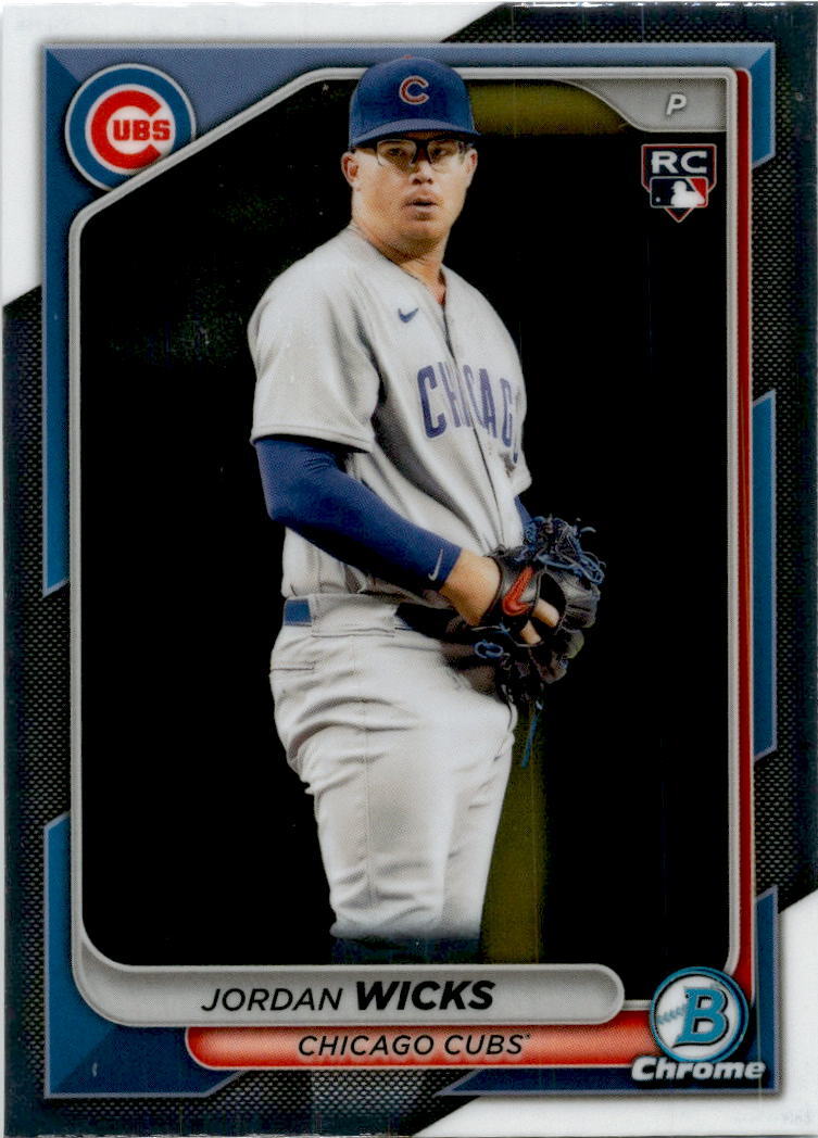 2024 Bowman Chrome #10 Jordan Wicks RC Chicago Cubs