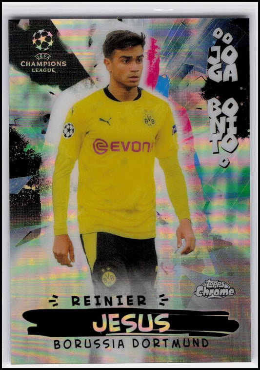 2020-21 Topps Chrome UEFA Champions League #JB-18 Reinier Jesus Joga Bonito