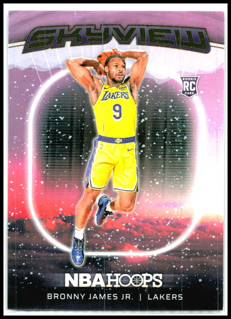 2024-25 Hoops Winner Skyview #21 Bronny James Jr. Los Angeles Lakers