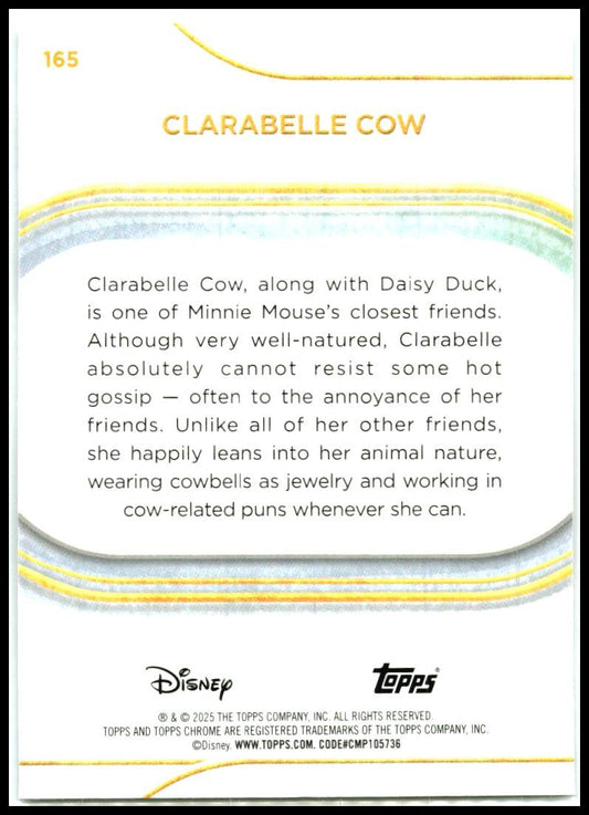 2025 Topps Chrome Disney #165 Clarabelle Cow