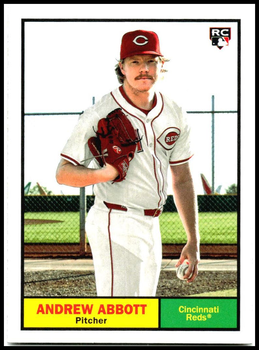 2024 Topps Archives #97 Andrew Abbott Rookie Cincinnati Reds