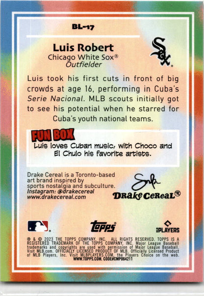 2023 Topps Big League Big Leaguers #BL-17 Luis Robert Chicago White Sox